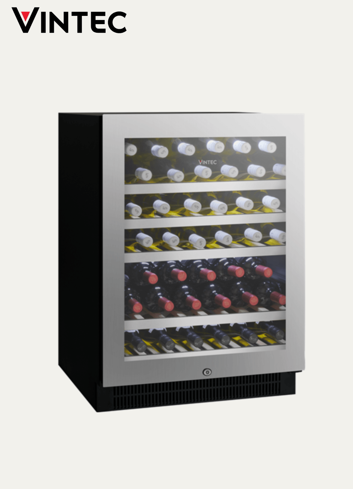 Vintec Wine Chiller Seamless Stainless Steel A (VWS050SSA-X) - Vyne
