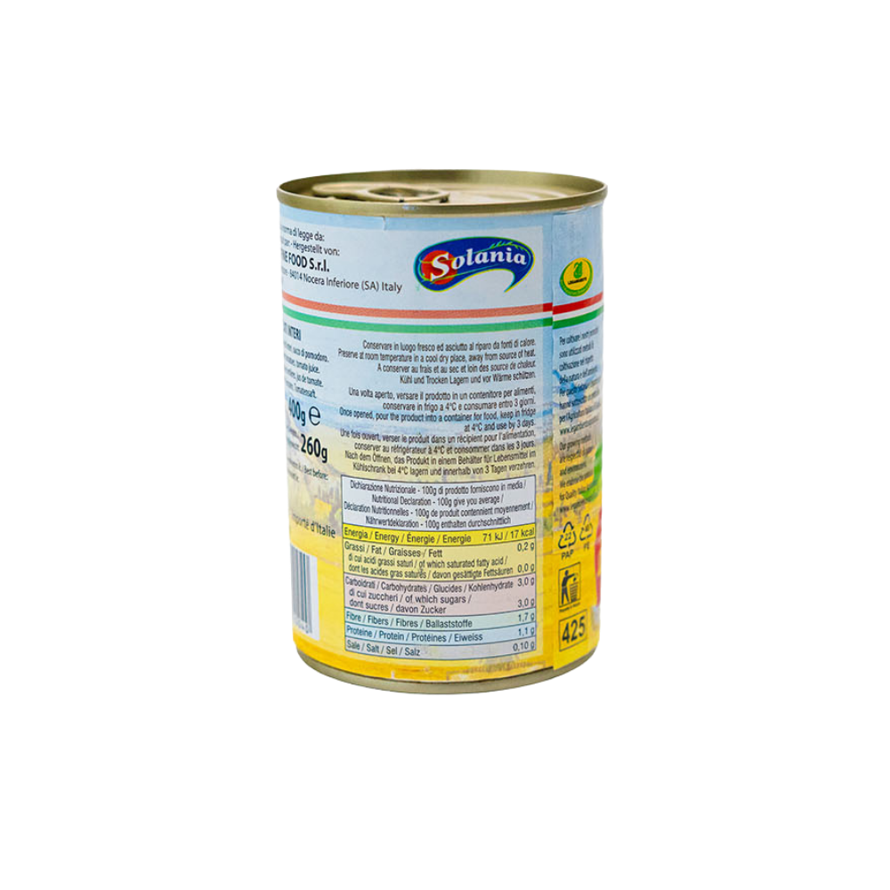 Solania DOP San Marzano Peeled Tomatoes 400g - Vyne