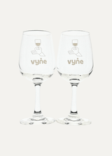 Vyne Home Tasting Series, Branded Wine Glasses (Set of 2) - Vyne