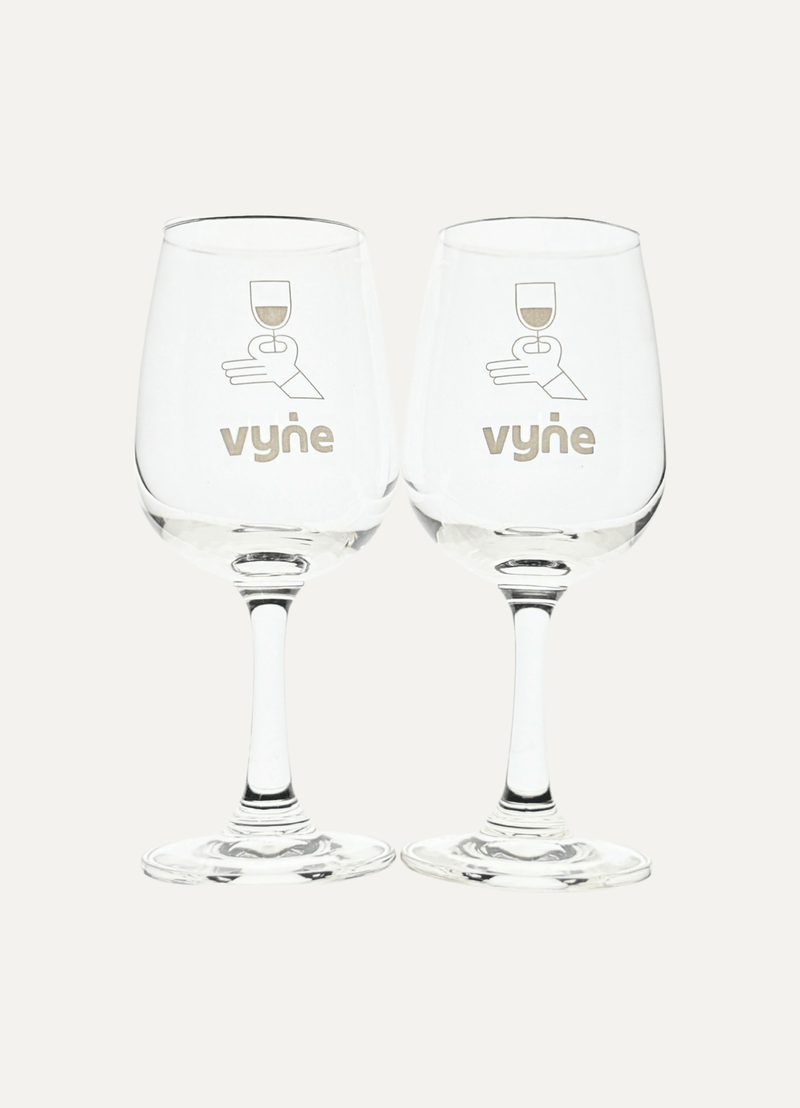 Vyne Home Tasting Series, Branded Wine Glasses (Set of 2) - Vyne
