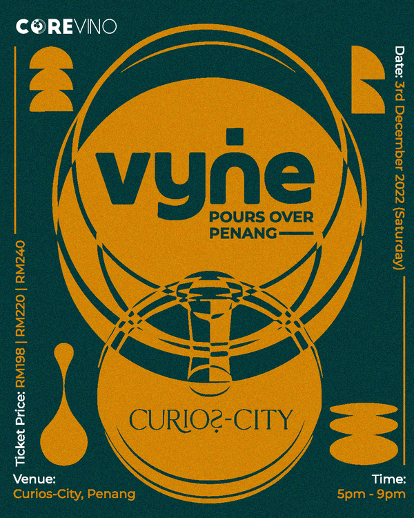 Vyne Pours Over | Curios-City, Penang | Natural Wine Tasting - Vyne